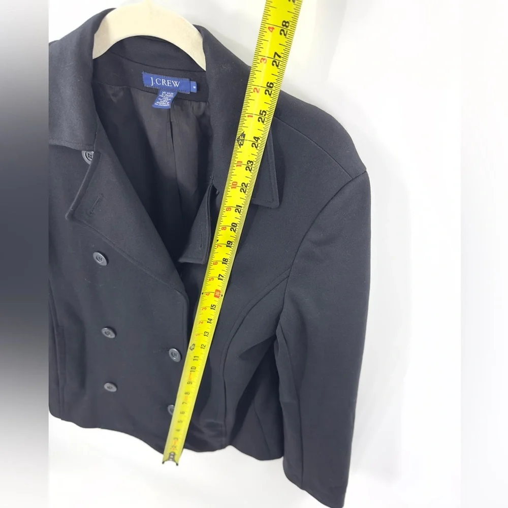 J Crew Double Breasted Peacoat Womens 6 Preppy Jacket Classic Old Money Office